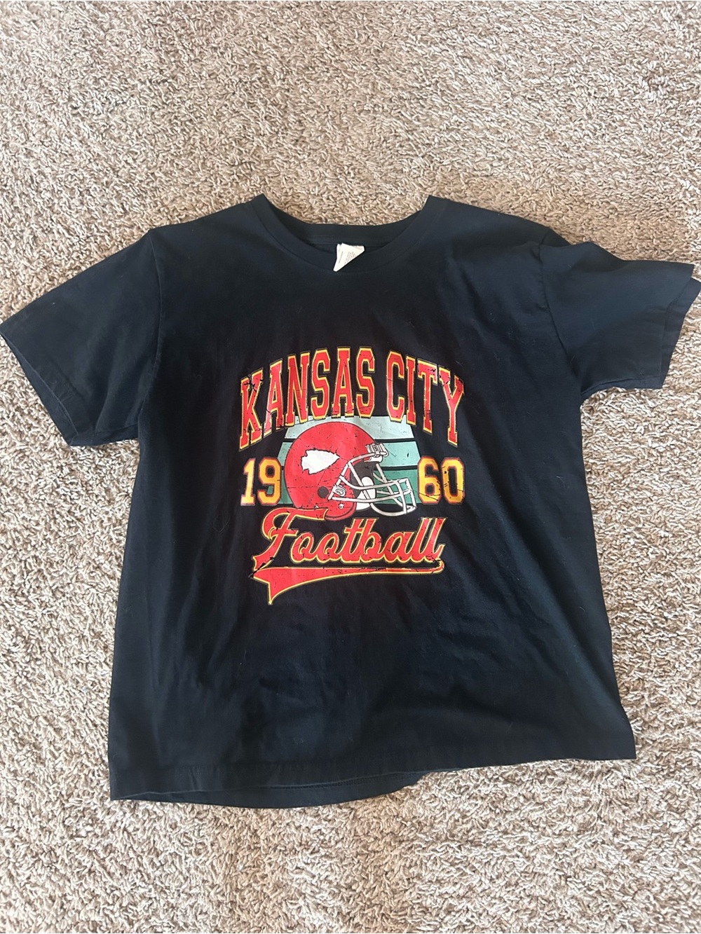 Kansas City Football Graphic Tee - Black
